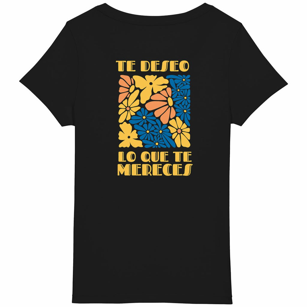 Camiseta TE DESEO LO QUE TE MERECES - espalda_negro